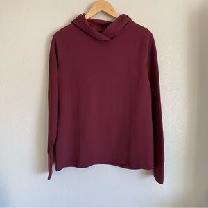 Eddie Bauer shirt hoodie waffle weave Large